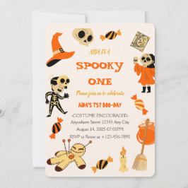 Invitación de cumpleaños de Halloween