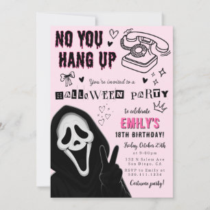 Invitación de cumpleaños de Halloween