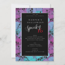 Invitación de cumpleaños de Halloween