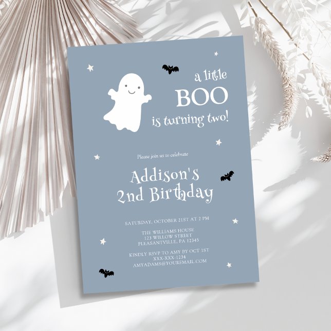 Invitación de cumpleaños de Halloween Boy (Subido por el creador)
