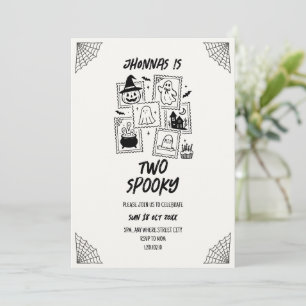 Invitación de cumpleaños de Halloween espeluznante