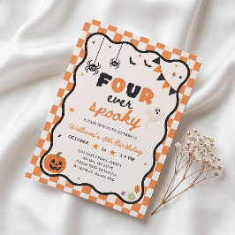 Invitación de cumpleaños de Halloween espeluznante