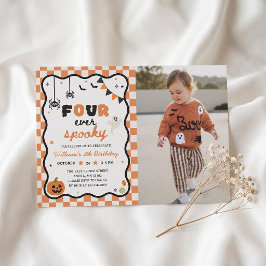 Invitación de cumpleaños de Halloween espeluznante