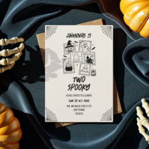 Invitación de cumpleaños de Halloween espeluznante