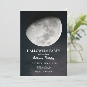 Invitación de cumpleaños de Halloween místico de l