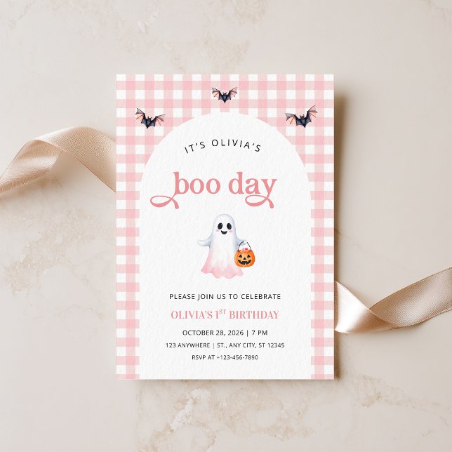 Invitación de cumpleaños de Halloween para niña co (Subido por el creador)