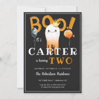 Invitación de cumpleaños de Halloween para niños