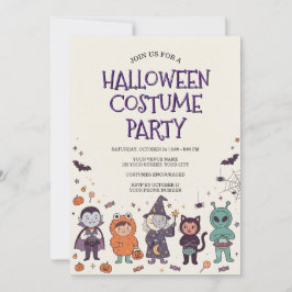 Invitación de Cumpleaños de Halloween para Niños c