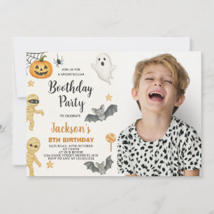 Invitación de cumpleaños de Halloween para niños d