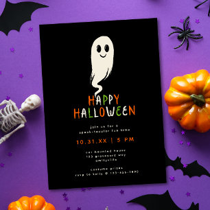 Invitación de Cumpleaños de Halloween para Niños F