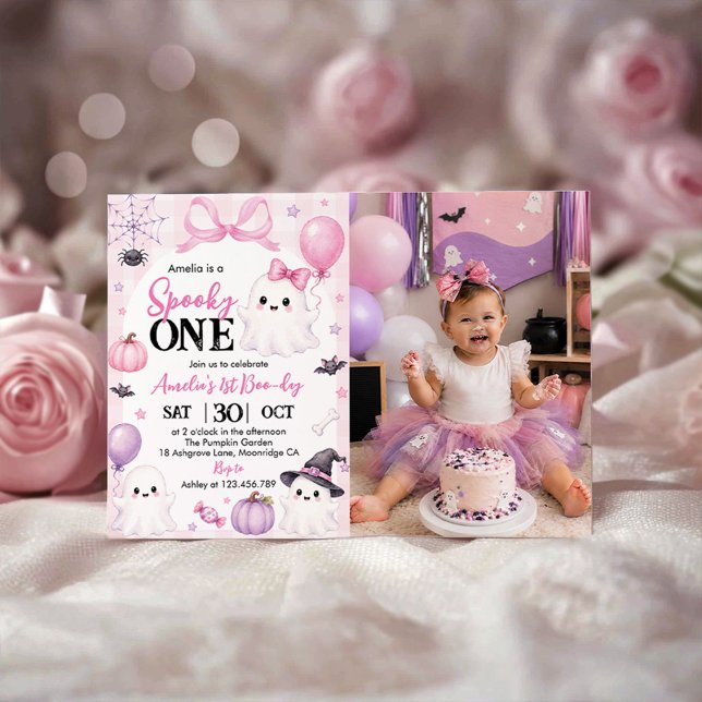 Invitación de cumpleaños de Halloween Spooky One c (Subido por el creador)