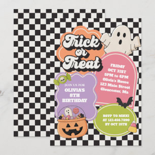 Invitación de cumpleaños de Halloween Spooky Vibes
