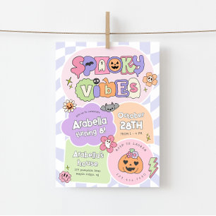 Invitación de cumpleaños de Halloween Spooky Vibes