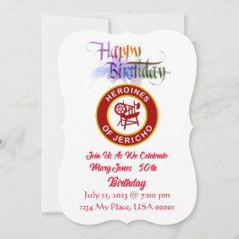 Invitación de cumpleaños de HOJ