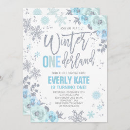 Invitación de cumpleaños de invierno de ONEderland