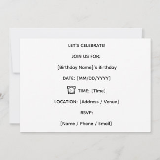 Invitación de cumpleaños de jugador, cumpleaños de