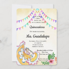 Invitación de cumpleaños de la mexicana Quinceañer