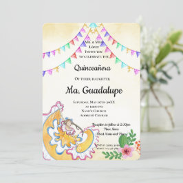 Invitación de cumpleaños de la mexicana Quinceañer