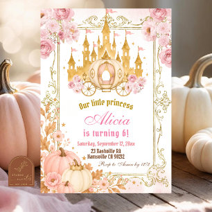 Invitación de cumpleaños de la princesa de la cala
