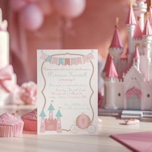 Invitación de cumpleaños de la princesa real