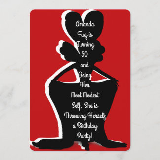 Invitación de cumpleaños de la Reina Miz Modesty D