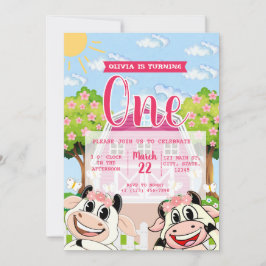 Invitación de cumpleaños de La Vaca Lola