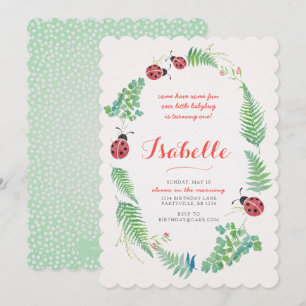Invitación de cumpleaños de LadyBug