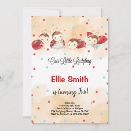 Invitación de cumpleaños de Ladybug