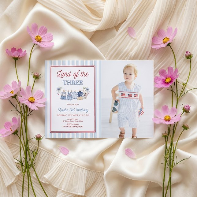 Invitación de cumpleaños de Land Of The Three Boy (Subido por el creador)