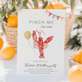 Invitación de cumpleaños de langosta | Fiesta de l