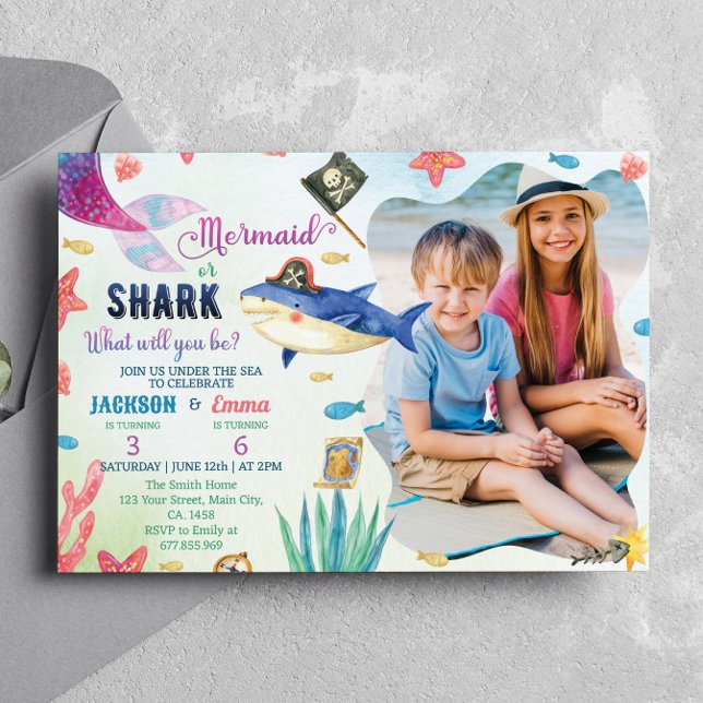 Invitación de cumpleaños de las Sirenas y los Pira (Subido por el creador)