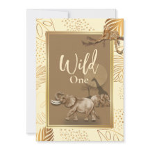 Invitación de cumpleaños de leopardos salvajes de