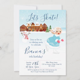 Invitación de cumpleaños de Lets Skate