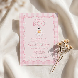 Invitación de cumpleaños de Little Boo cumple dos