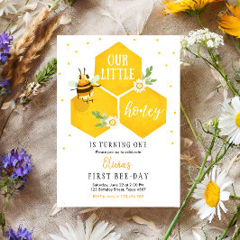 Invitación de cumpleaños de Little Honey Fiesta de