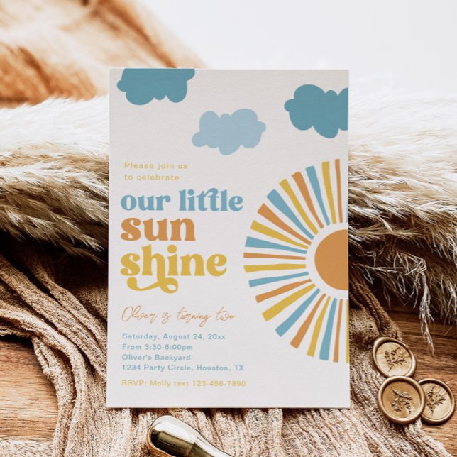 Invitación de cumpleaños de Little Sunshine (Subido por el creador)