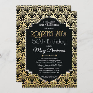Invitación de cumpleaños de los 20