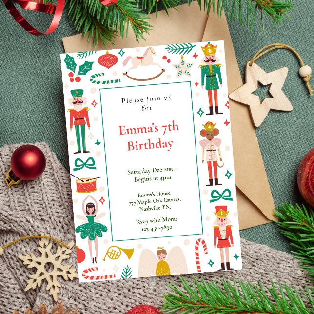 Invitación de cumpleaños de los navidades (Subido por el creador)