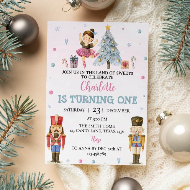 Invitación de cumpleaños de los Navidades Nutcrack (Subido por el creador)
