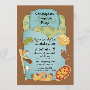 Invitación de cumpleaños de los niños que viven en