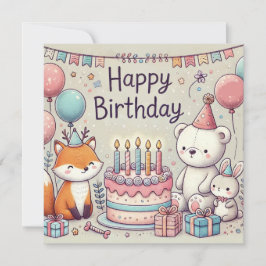 Invitación de cumpleaños de mascota Pals
