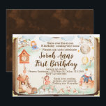 Invitación de cumpleaños de Mother Goose<br><div class="desc">Agregue un toque agradable al día especial de sus pequeños con esta invitación!</div>
