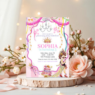 Invitación de cumpleaños de Nancy la elegante Pr