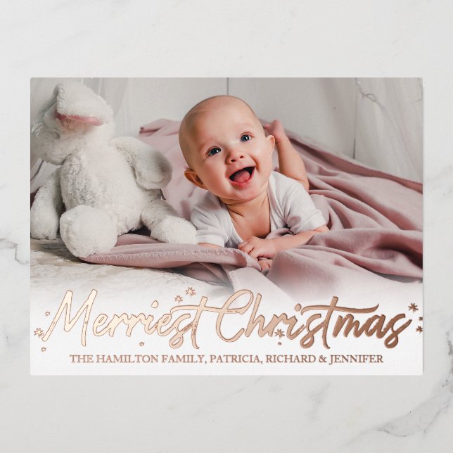 Invitación de cumpleaños de Navidades más queridos (Anverso)