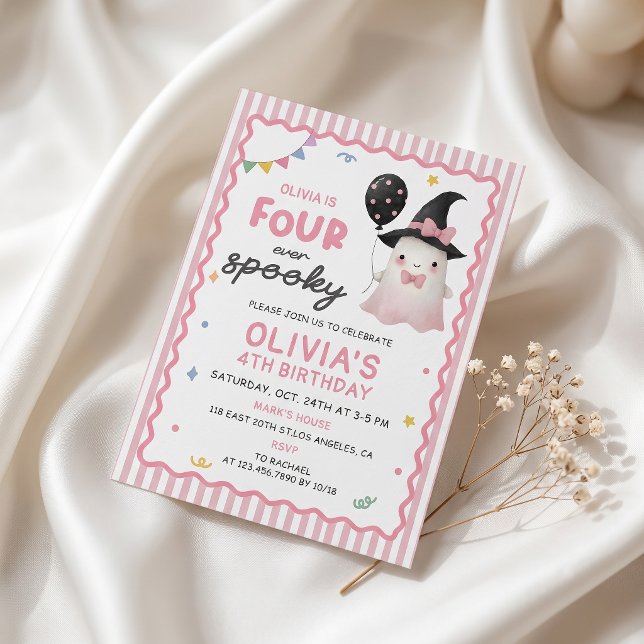 Invitación de cumpleaños de niña divertida y fanta (Subido por el creador)