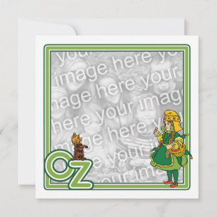 Invitación de cumpleaños de niña, El mago de Oz