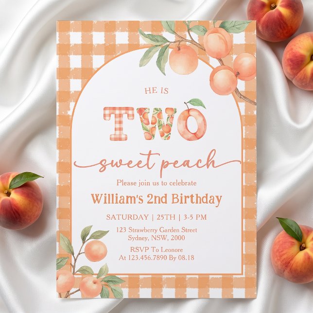 Invitación de cumpleaños de niño con dos dulces gi (Subido por el creador)
