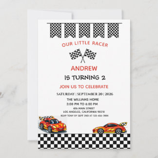 Invitación de cumpleaños de niño de cualquier edad