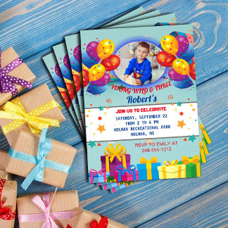 INVITACIÓN DE CUMPLEAÑOS DE NIÑO DE TRES AÑOS