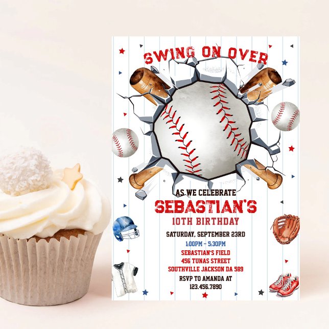 Invitación de cumpleaños de niño para fiesta de bé (Subido por el creador)